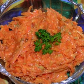 Салат из спаржи с морковью