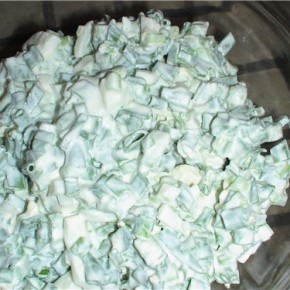 Салат из огурцов с луком